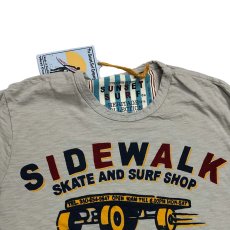 画像3: JOHNSON MOTOR【SUNSET SURF】サンセットサーフ SIDE WORK  Tシャツ  SEACULLGRAY メンズ/レディース (3)