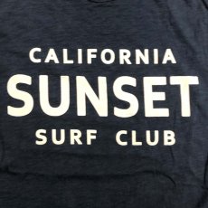 画像3: JOHNSON MOTOR【SUNSET SURF】サンセットサーフ SUNSET SURF CLUB Tシャツ  DEAD NAVY メンズ/レディース (3)