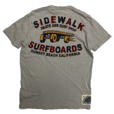 画像2: JOHNSON MOTOR【SUNSET SURF】サンセットサーフ SIDE WORK  Tシャツ  SEACULLGRAY メンズ/レディース (2)