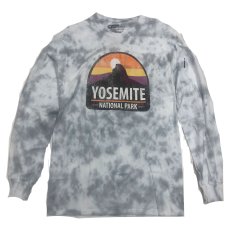 画像1: NATIONAL PARK FOUNDATION ナショナルパーク財団 ＹＯＳＥＭＩＴＥ グレー ロングスリーブ CLOUD WASH ブルー メンズ/レディース (1)